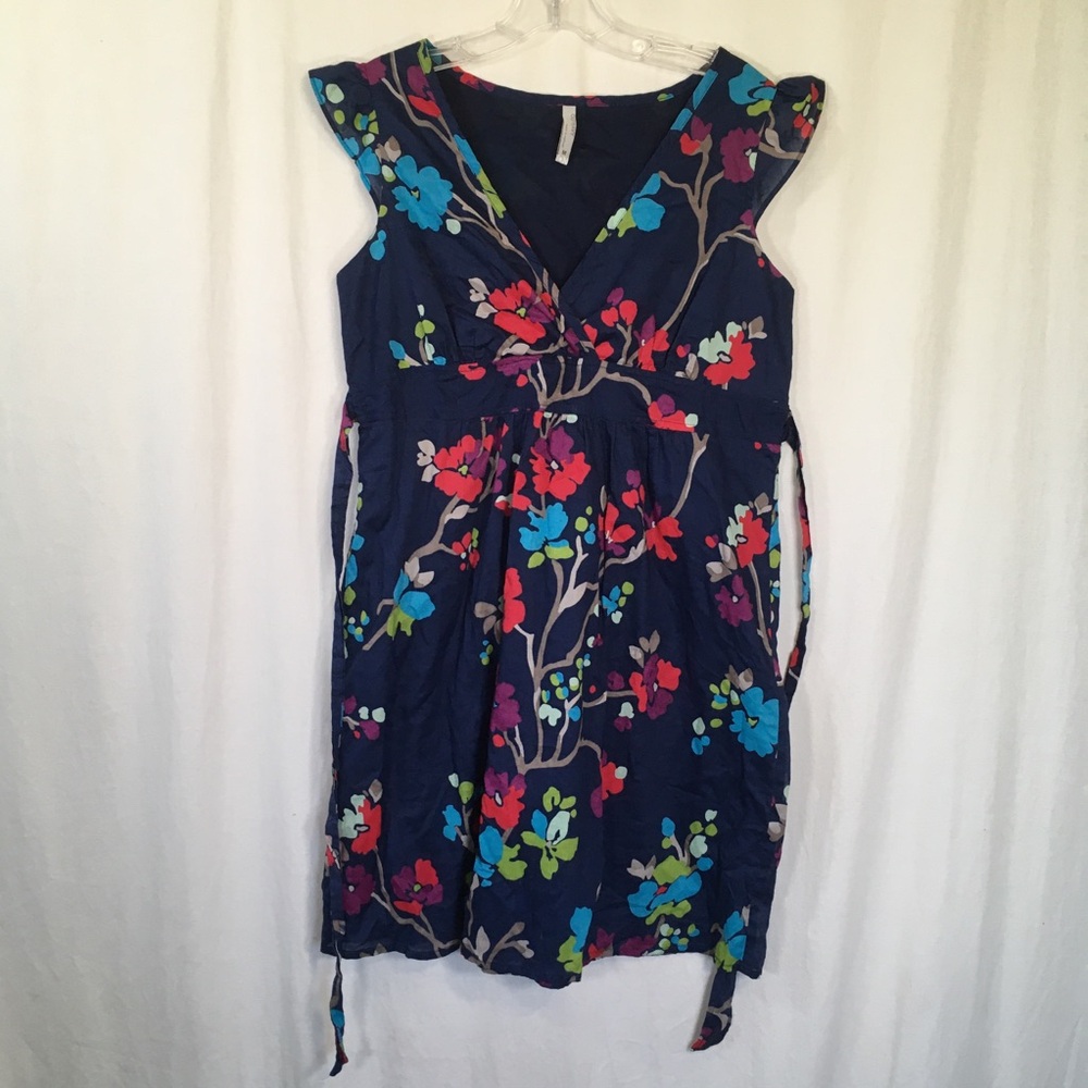 Old Navy Floral Sleeveless Cotton Dress Sz M